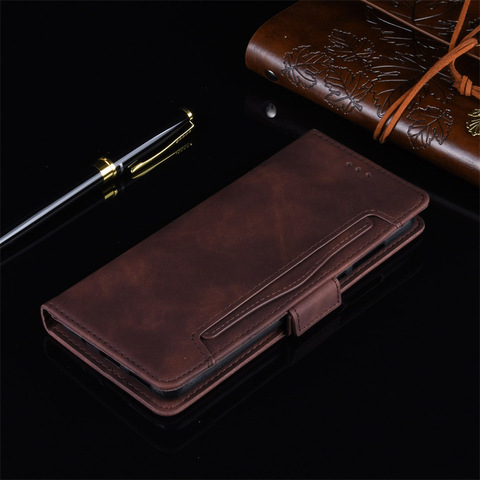 Brown — Wallets Folio Flip Wallets Synthetic Leather Note 13, Note 13 Pro, Note 13 Pro+ Phone Case