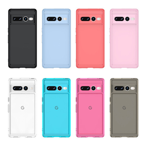 Transparent Clear Soft 7, 7 Pro Google Pixel Phone Case