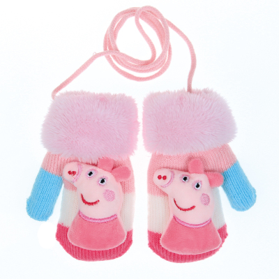 【天天特價】兒童保暖手套鼕季可愛卡通1-3-6歲男女童小孩針織