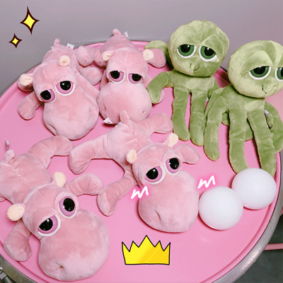 cute pink cute childish girl heart doll plush toy birthday gift