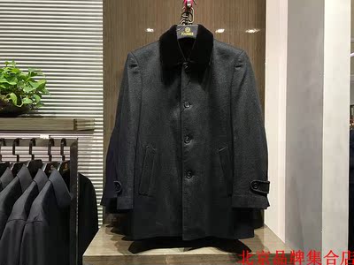 方仕FOUNSEE17款 经典商务 羊毛+羊绒 獭兔毛皮内胆尼克服