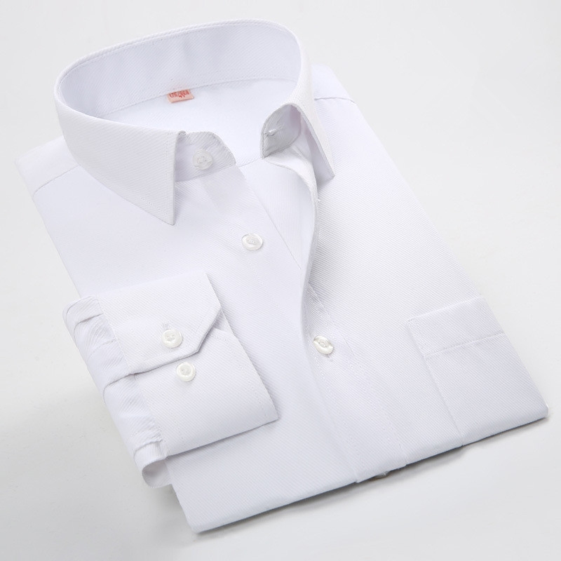 à manches longues pour hommes outillage shirt blanc col formelle, tenue d'affaires shirt vêtements de travail vêtements sport haut de couche de base pouce de la chemise à manches longues pour hommes outillage shirt blanc col formelle, tenue d'affaires shirt vêtements de travail vêtements sport haut de couche de base pouce de la chemise