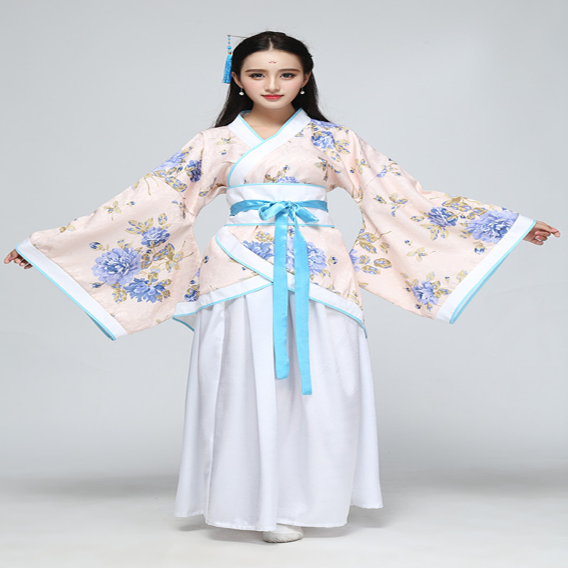 Historical costume fairy costume Hanfu wide-sleeved female Tang clothing Han Tang clothing female Hanfu female underskirt wide sleeves