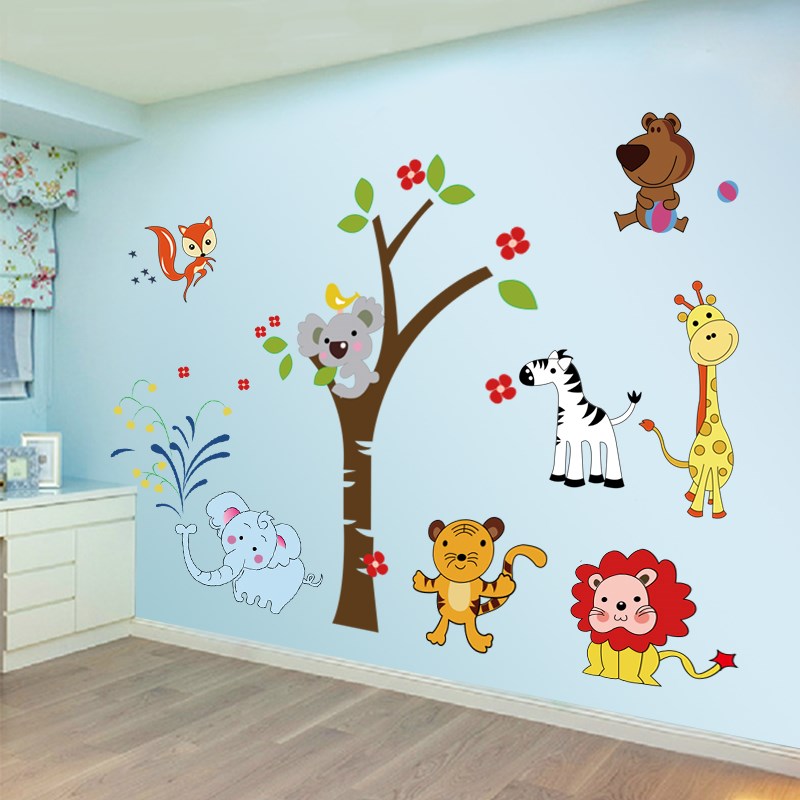 男童房間裝飾牆貼畫 