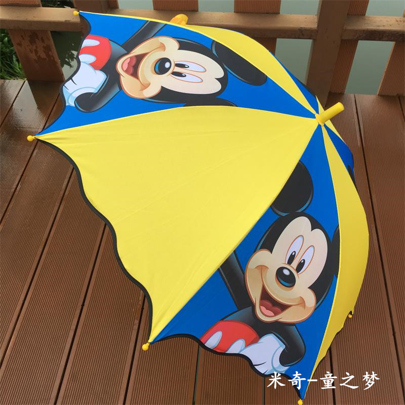 米老鼠兒童傘自動雨傘男女長柄小學生卡通小孩男童創意個性寶寶傘
