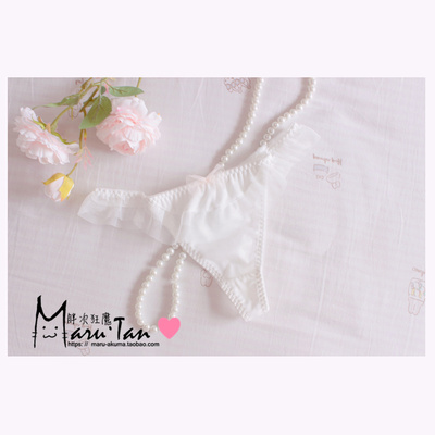 原创胖次日系决胜胖次蝴蝶结蕾丝内裤丁字裤女性感学生诱惑少女纯-淘宝网
