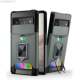 Sliding Lens Covers Tough Shockproof Phone Cases Covers Kickstand Function Airbag 4 Corner Shock Absorbing Google Pixel 8, Pixel 8 Pro,