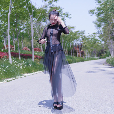 仙女裙chic温柔不规则网纱裙超仙全透明无内衬情趣大摆中长半身裙-淘宝网 仙女裙chic温柔不规则网纱裙超仙全透明无内衬情趣大摆中长半身裙-淘宝网