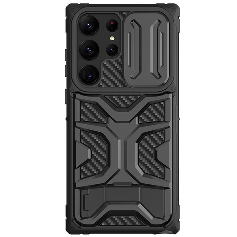 Nillkin Adventurer Pro New Carbon Fiber Tough Shockproof Lens Protection S23, S23 Plus, S23 Ultra Samsung Phone Case