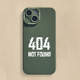 404 Not Found New Phone Cases Covers Trendy Fashionable Matte Silicone TPU iPhone 14, iPhone 13, iPhone 12