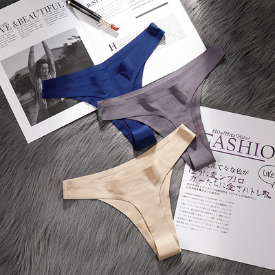 3条 无痕内裤女丁字裤一片式性感欧美运动健身大码冰丝t裤女胖mm-淘宝网 3条 无痕内裤女丁字裤一片式性感欧美运动健身大码冰丝t裤女胖mm-淘宝网