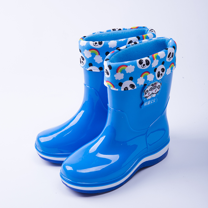 四季加厚兒童雨鞋男童女童寶寶雨靴防滑加絨保暖膠鞋學生中筒水鞋