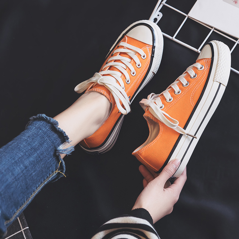 le petit sale orange ultra feu de chaussures de toile de femmes ins ultra-feu réseau rouge chi fumé chaussures étudiants version coréenne de ulzzang port de chaussures de planche de vent le petit sale orange ultra feu de chaussures de toile de femmes ins ultra-feu réseau rouge chi fumé chaussures étudiants version coréenne de ulzzang port de chaussures de planche de vent