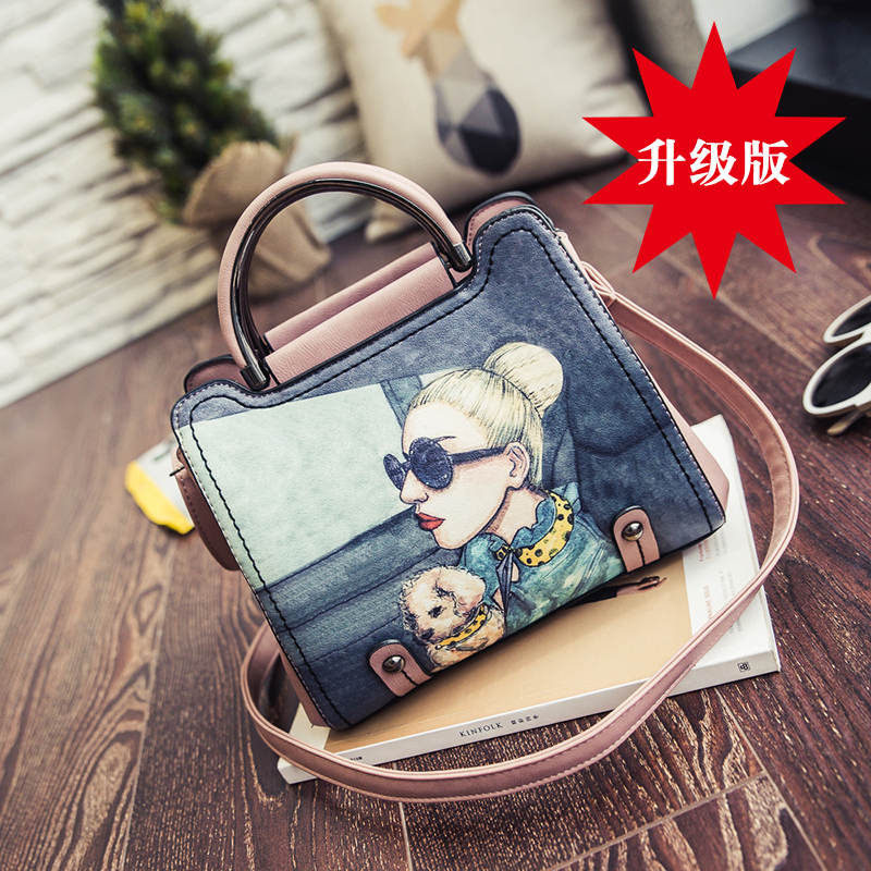 ladies bag 2016 new handbag business handbag messenger bag ol commuter women bag 2016 autumn and winter new fashion simple shell bag ladies handbag female shoulder messenger bag bear
