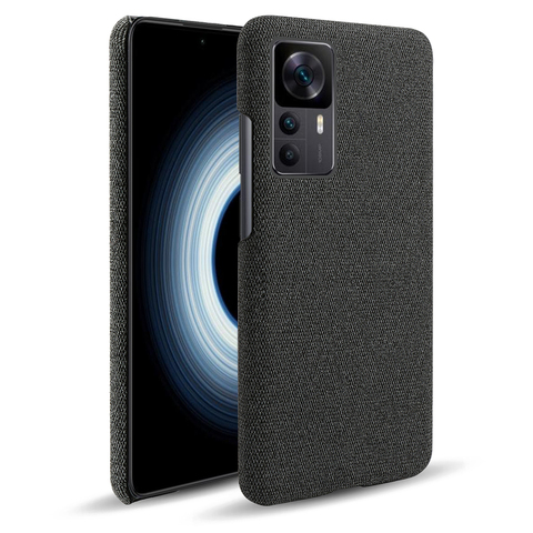 Black — Two Tone Leather Stitched K40S K50, K50 Pro, K50 Ultra Phone Case
