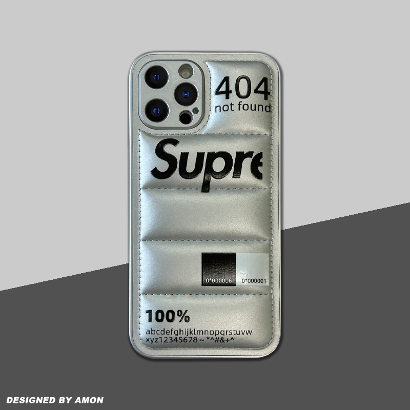 404 Not Found Supreme New iPhone Phone Cases Covers Puffy Puffer