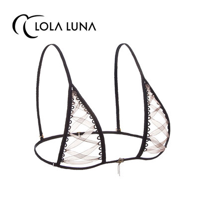 法国LolaLuna【波斯猫】配套文胸无痕蕾丝女士内衣-淘宝网