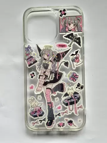 Anime Punk/Goth Girls Phone Cases Covers Decal Sticker iPhone 15, iPhone 14, iPhone 13, iPhone 12, iPhone 11