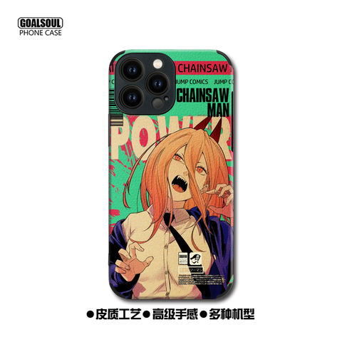 Chainsaw Man Anime Silicone TPU Phone Case