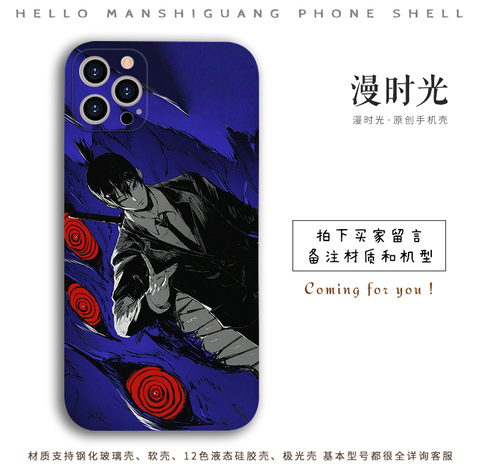 Chainsaw Man Anime Silicone TPU Phone Case
