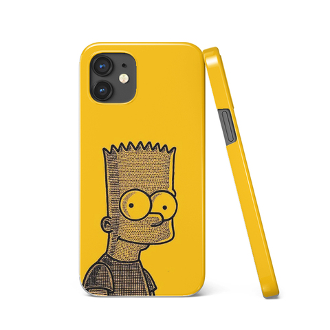 Hard — Bart Simpson Cartoon 15, 14, 13, 12, 11 iPhone Case