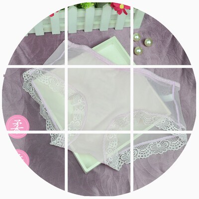 3条全透明内裤女超薄露毛无裆透明网纱性感蕾丝火辣诱惑大码三角-淘宝网