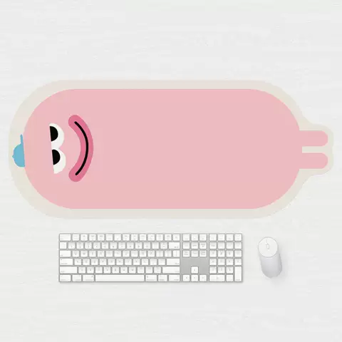 Funny Cartoon Popsicle Man Waterproof Anti Slip Large Mousepad Desk Mat 900x380mm