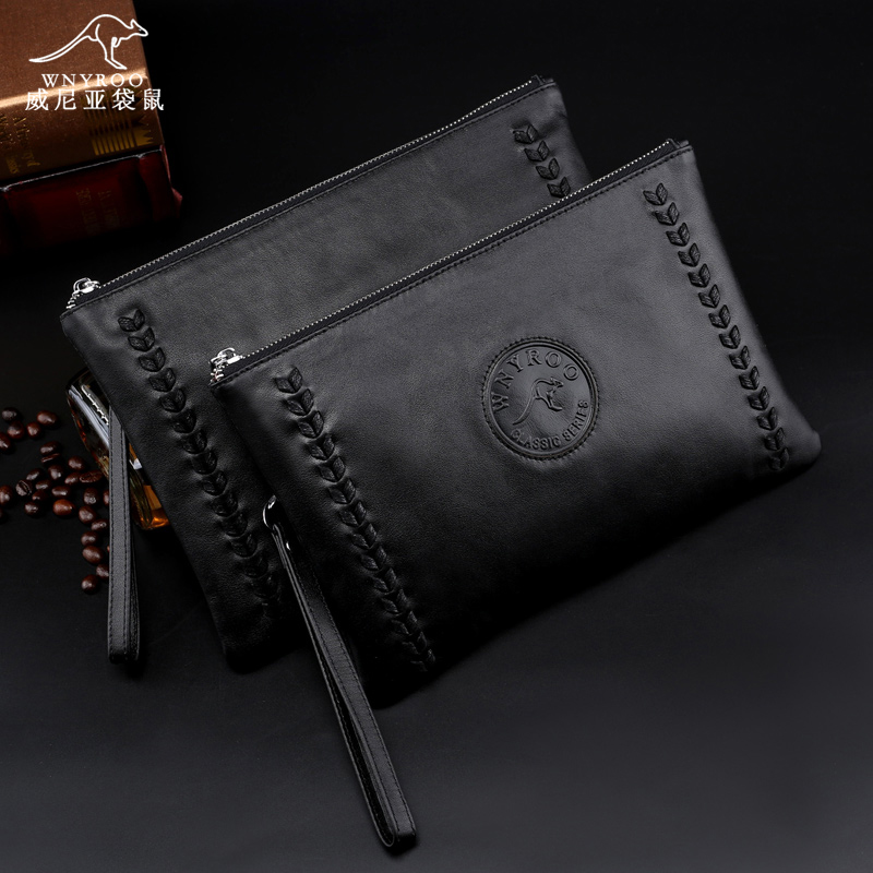 wnyroo sac à main des hommes, cuir véritable de grande capacité, les hommes de sac d'embrayage de vachette casual marée sac enveloppe sacs homme wnyroo sac à main des hommes, cuir véritable de grande capacité, les hommes de sac d'embrayage de vachette casual marée sac enveloppe sacs homme