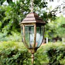 现代花园户外灯防水吊灯 庭院装饰灯走廊路灯葡萄架吊灯景观灯具