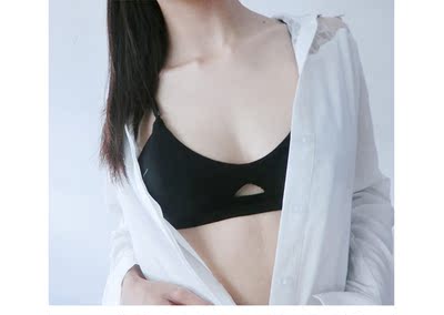 图南敏感肌肤~查水表随时下~纯棉无钢圈内衣大胸显小上托文胸薄款-淘宝网
