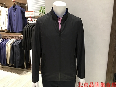 品牌费尔法特 男士春秋薄款 修身版型 商务立领简洁款