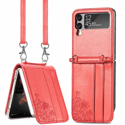 Cookies Z Flip4 Crossbody Lanyard Strap F7210Creative Samsung Phone Case