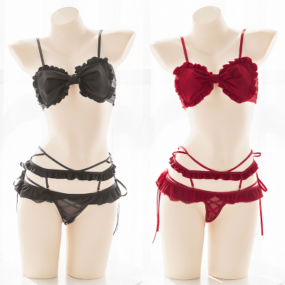 七了个三甜蜜礼物蝴蝶结内衣套装性感可爱无钢圈裹胸性感尾巴套装-淘宝网 七了个三甜蜜礼物蝴蝶结内衣套装性感可爱无钢圈裹胸性感尾巴套装-淘宝网