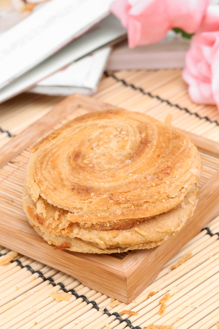 梓潼酥饼 传统糕点点心 零食礼盒装特色小吃美食绵阳特产酥皮烧饼