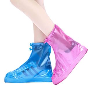 雨鞋套男女户外下雨天旅游便携式水鞋套防滑加厚底防雨防水鞋套