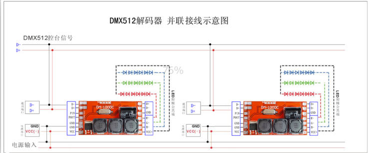 2,灯具应用接线图(并行接线图)