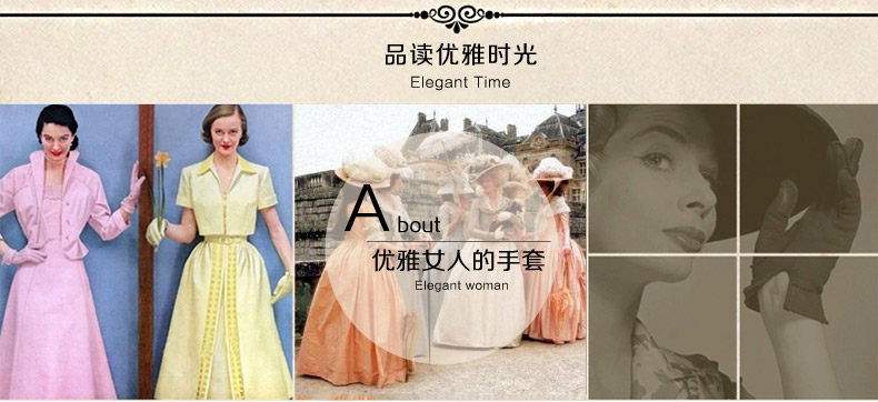 Перчатки 瑞格丽特 女士秋冬季新品兔毛袖口羊毛显瘦双层加绒加厚保暖手套 RGLT st103