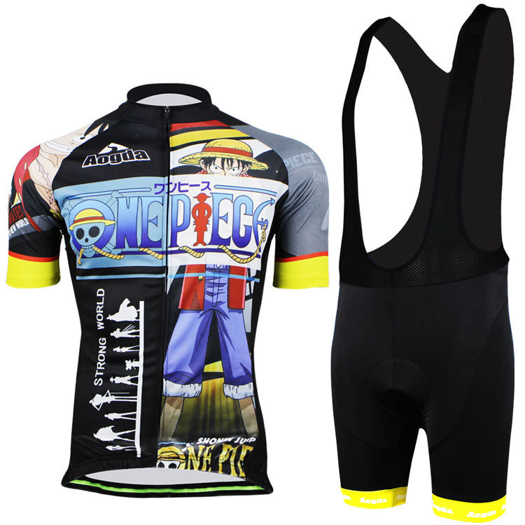 14路飞背带短套装前面