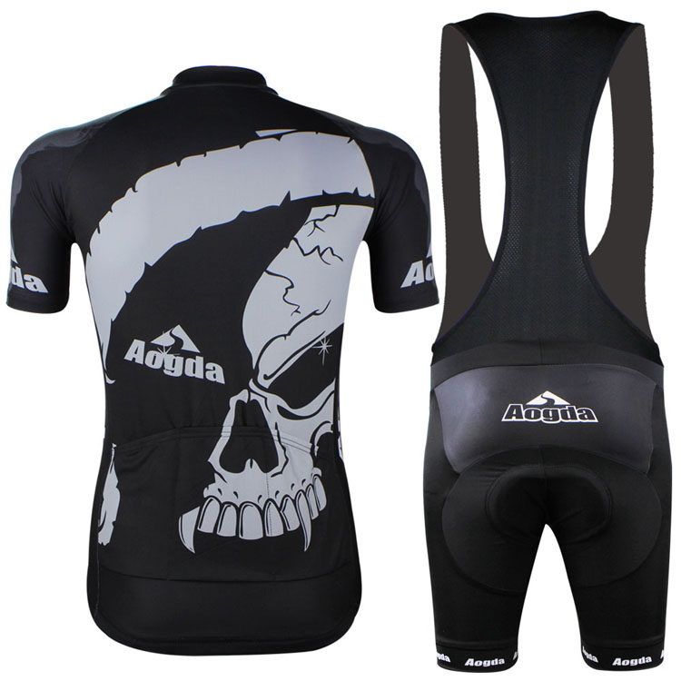 火眼骷髅背带短套装背面