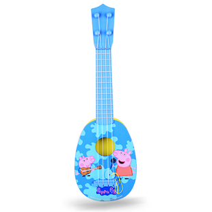 正版小猪玩具尤克里里儿童小吉他可弹奏初学者男女孩抖音同款