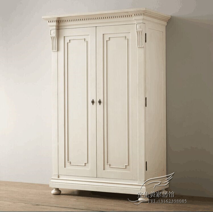 Il legno di quercia francese in stile country americano guardaroba ... Guardaroba stile country
