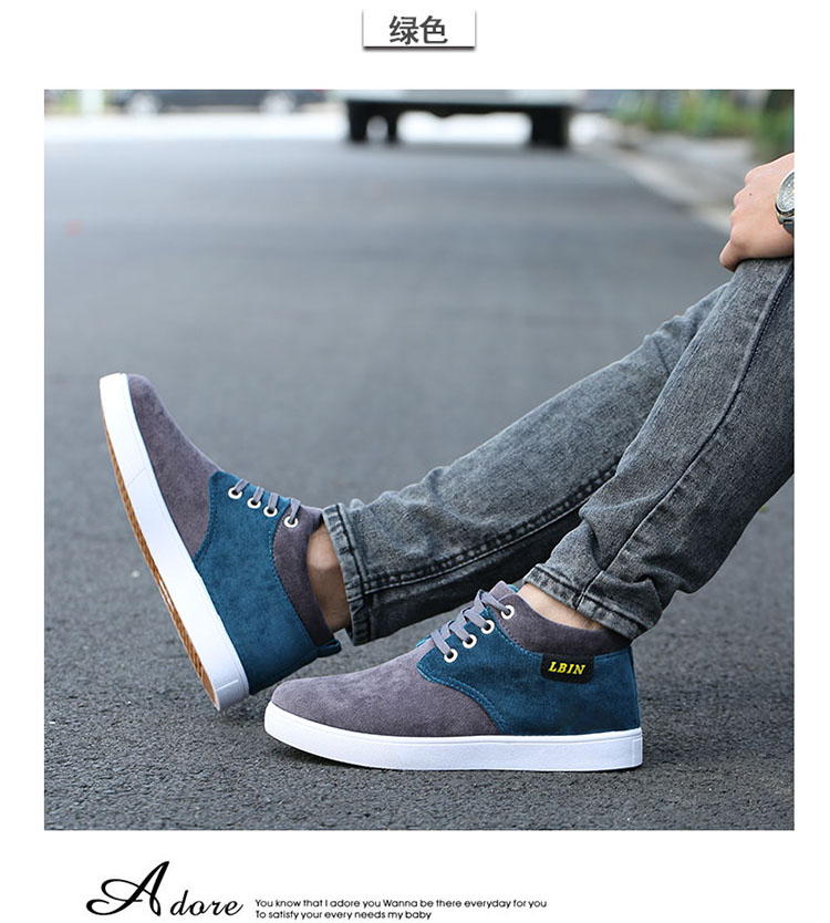 2015 Autumn New Fashion Mens England Style Korean Casual Shoes Warm Shoes M90