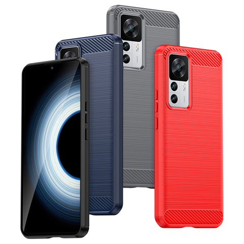 Rugged Shield Brushed Pattern Tough Shockproof 12T, 12T Pro Phone Case
