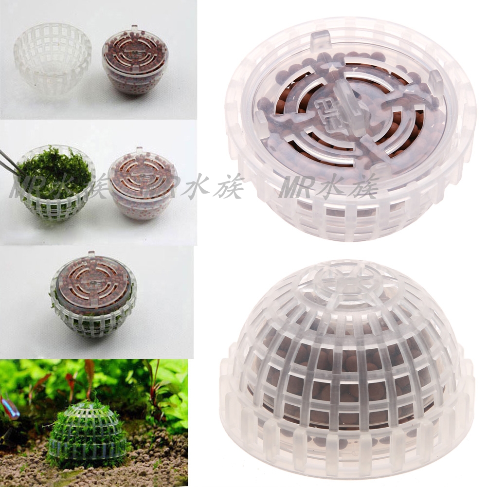 Meiyi Transparent Sink Water Ball Moss Ball Moss Pet Shrimp House Avoid Breeding Containing Mineral Ball Grass Jar