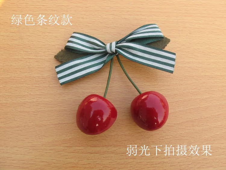 ! NEW Kids/ Girl/ Princess Cherry Hair Clips/ Bow / Hair Pins / Hair