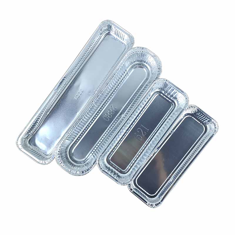 Free Shipping Bread Baking Kebabs Special to-Go Box Tin Tray Barbecue Rectangular Disposable Aluminum Foil Lunch Box