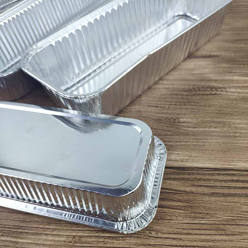 Free Shipping Bread Baking Kebabs Special to-Go Box Tin Tray Barbecue Rectangular Disposable Aluminum Foil Lunch Box