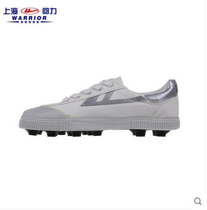 上海回力足球鞋男鞋女鞋圓釘足球訓練鞋透氣帆布運動鞋膠釘鞋