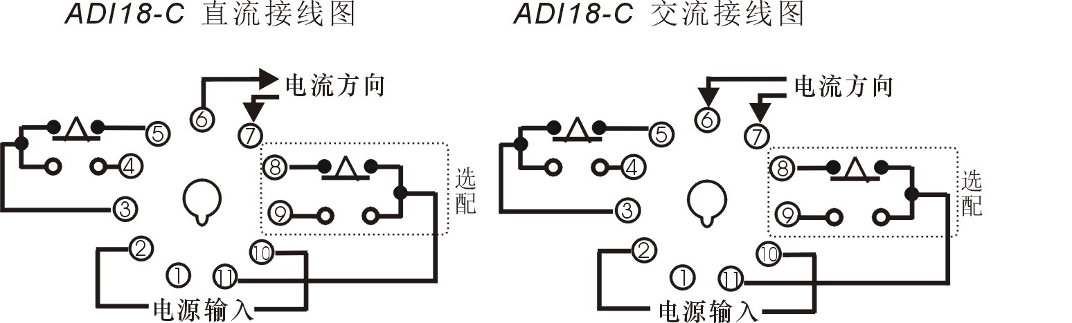 供应adi18-c过,欠电流继电器(过,欠电流二合一0-5a)