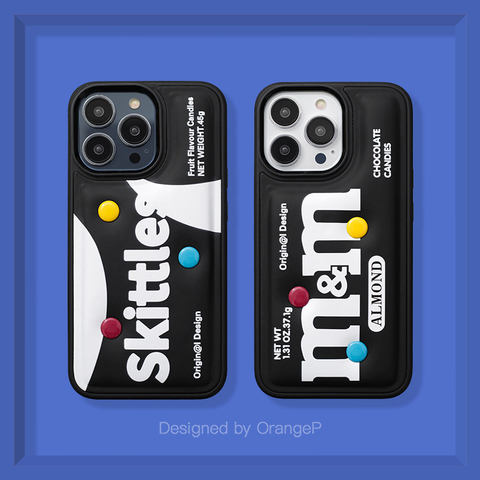 M&M Skittles Puffy Puffer Down Jacket New 14, 13, 12 iPhone Case